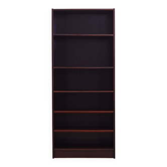 Mahogany bookcase, Danish design, 1970s, production: Denmark