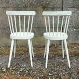 Pair of Baumann bistro chairs