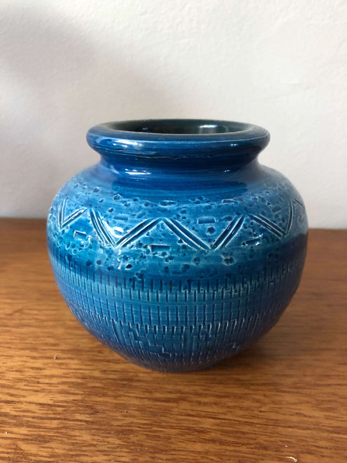 Round vase Aldo Londi Bitossi