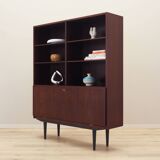Mahogany bookcase, Danish design, 1970s, manufacturer: Omann Jun