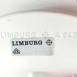 Mid-Century Glass Flush Mount from Limburg, Germany, 1960s