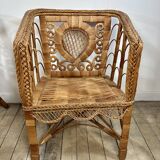 Victorian-style rattan lounge from the 1920s.