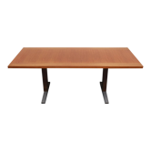 1960s coffeetable in teak, adjustable in the height