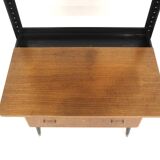 Commode-bibliothèque en teck, Suède, 1950