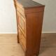 Antique secretary desk from the 1880s, walnut, restored
