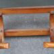 1950s wooden wall coat rack