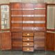 Bibliothèque Vintage Triples Spots Lumineux Armoire de Campagne Militaire Multiyork