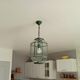 Vintage geometric pendant lamp 50s