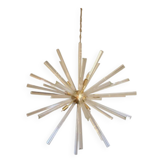 Sputnik Chandelier in Murano Glass Style From Italy