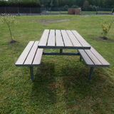 Picnic table and garden bench