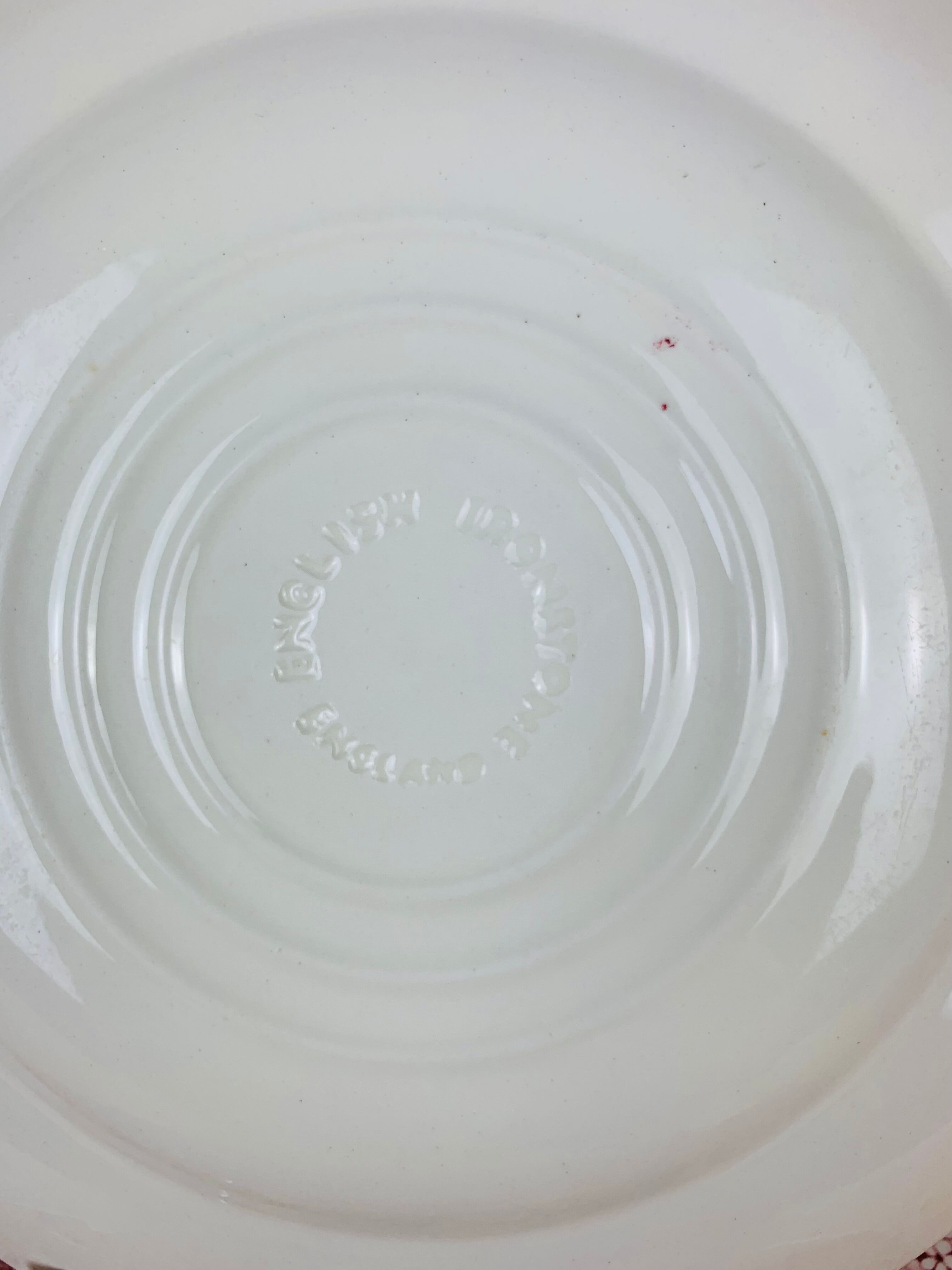 8 ironstone red ironstone iron earth plates