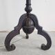 Antique floor lamp in carved oak, Austria late 1890s.
