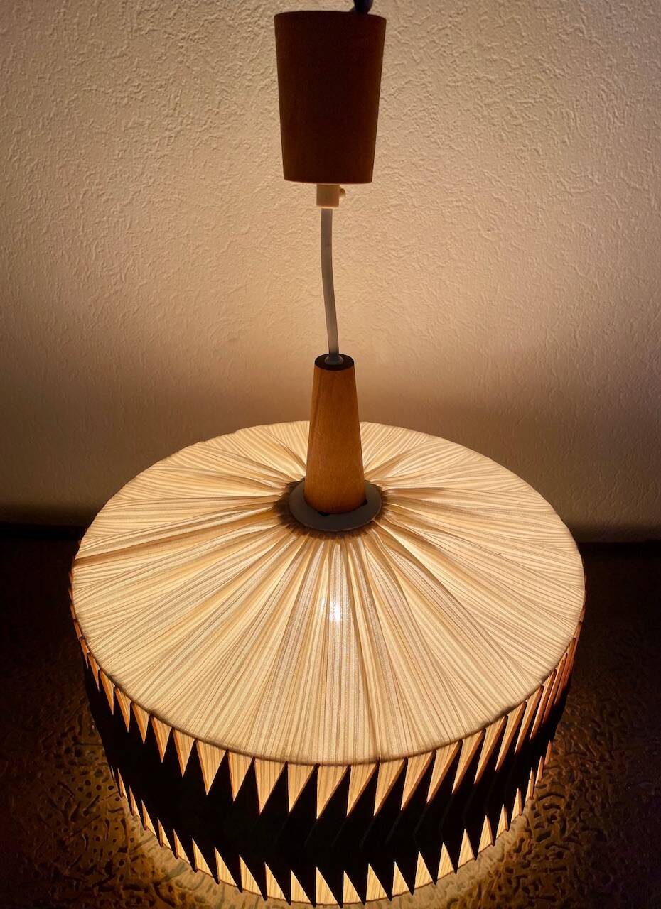 Vintage Pendant Lamp, Scandinavian Style, Circa 70's/80's