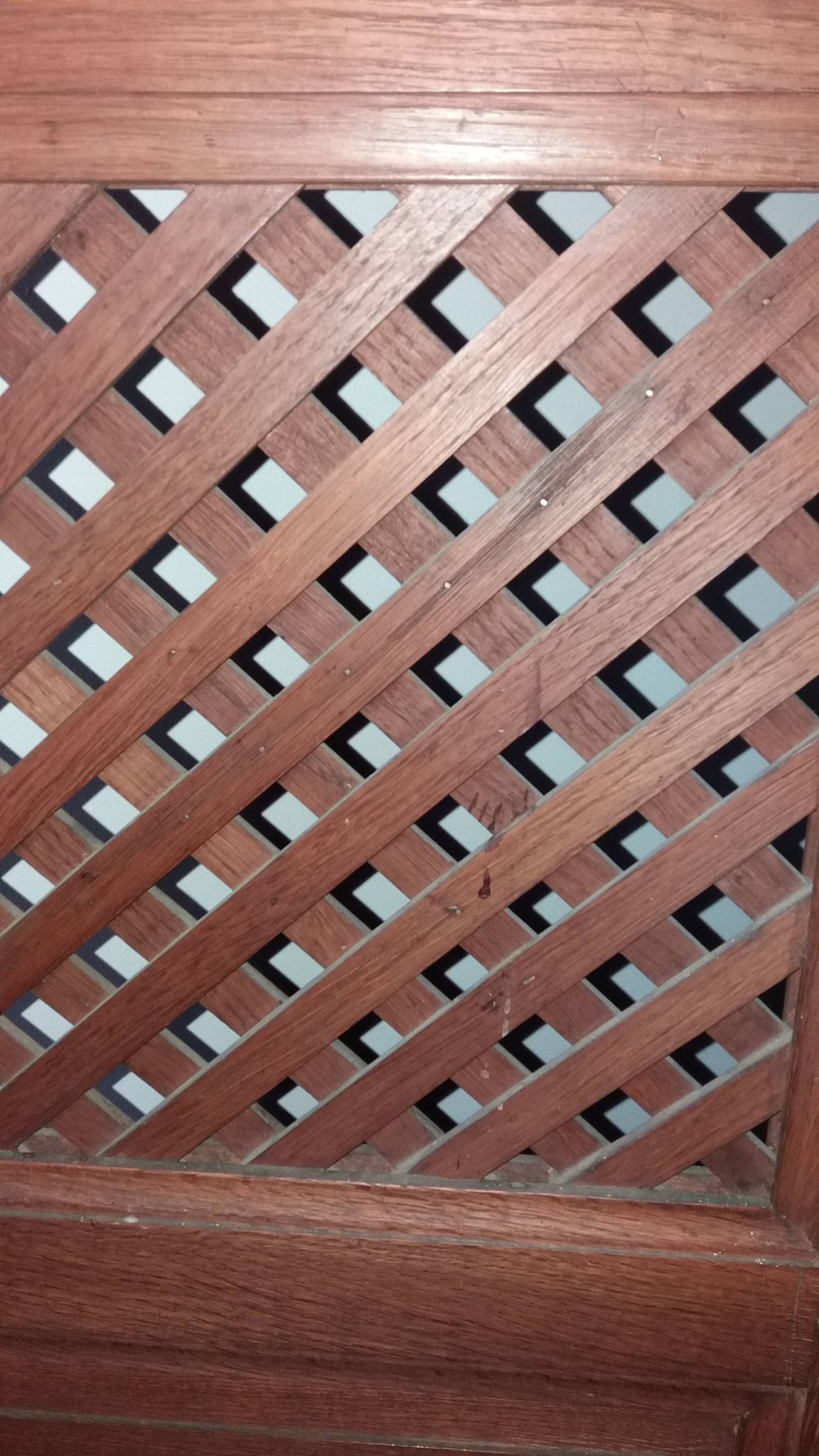 Solid oak screen