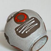 Ceramic ball vase west germany 50s