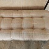 Tubular metal bench from the 80s