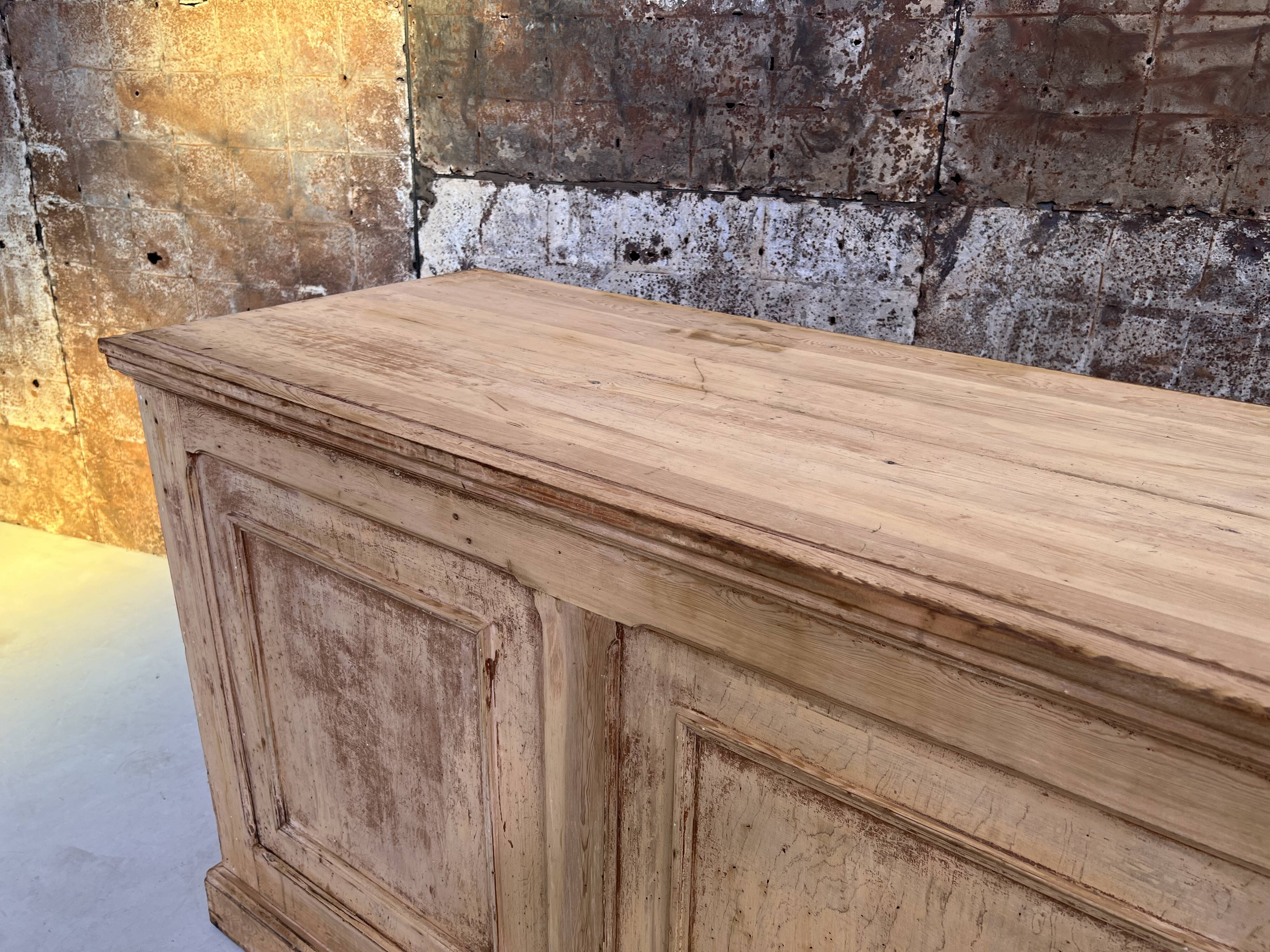 Patinated countertop