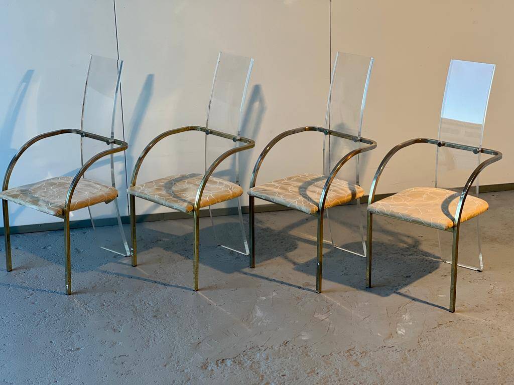 Set of 4 Charles Hollis Jones chairs for Belgo Chrom 1970