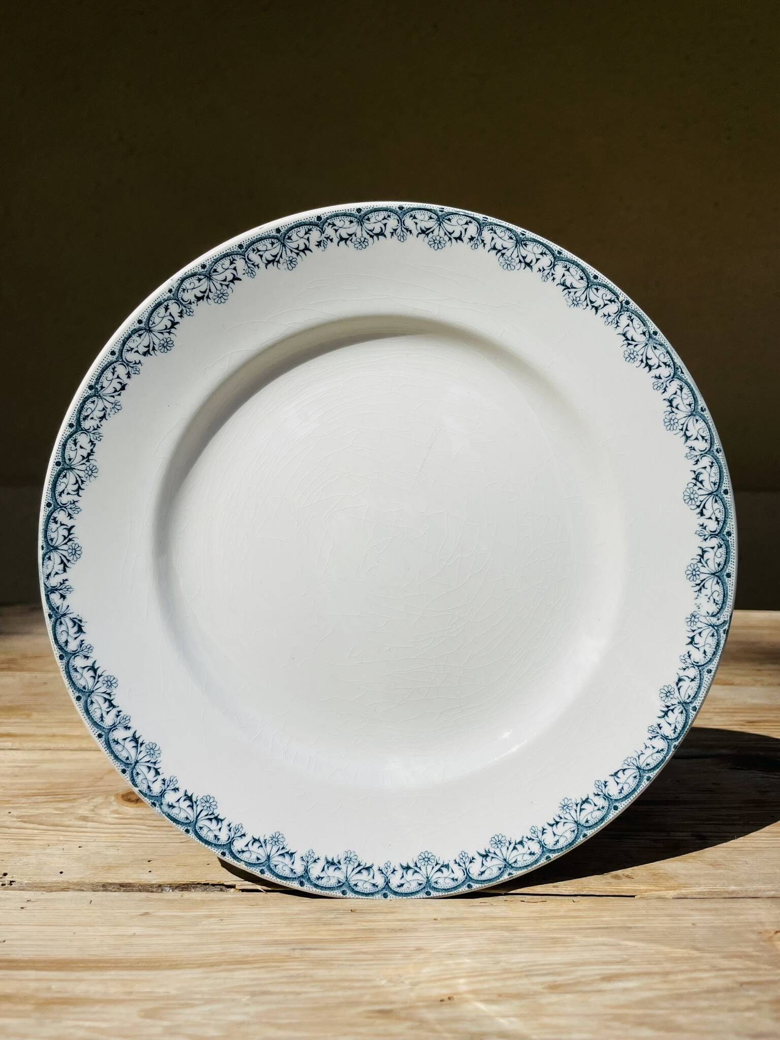 Set of 6 St. Amand & Hamage dinner plates