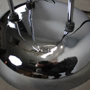 Adjustable Italian chrome floor lamp Space Age, 1960s