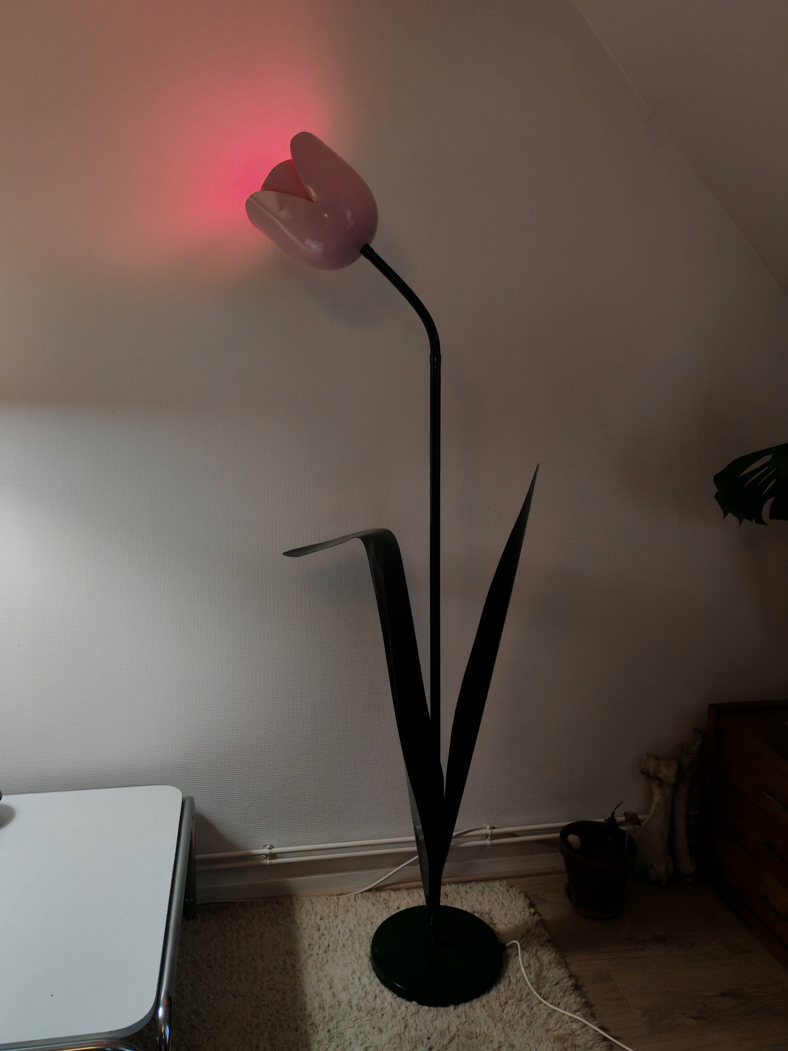 Lampadaire tulipe Peter Bliss, 1980, Angleterre