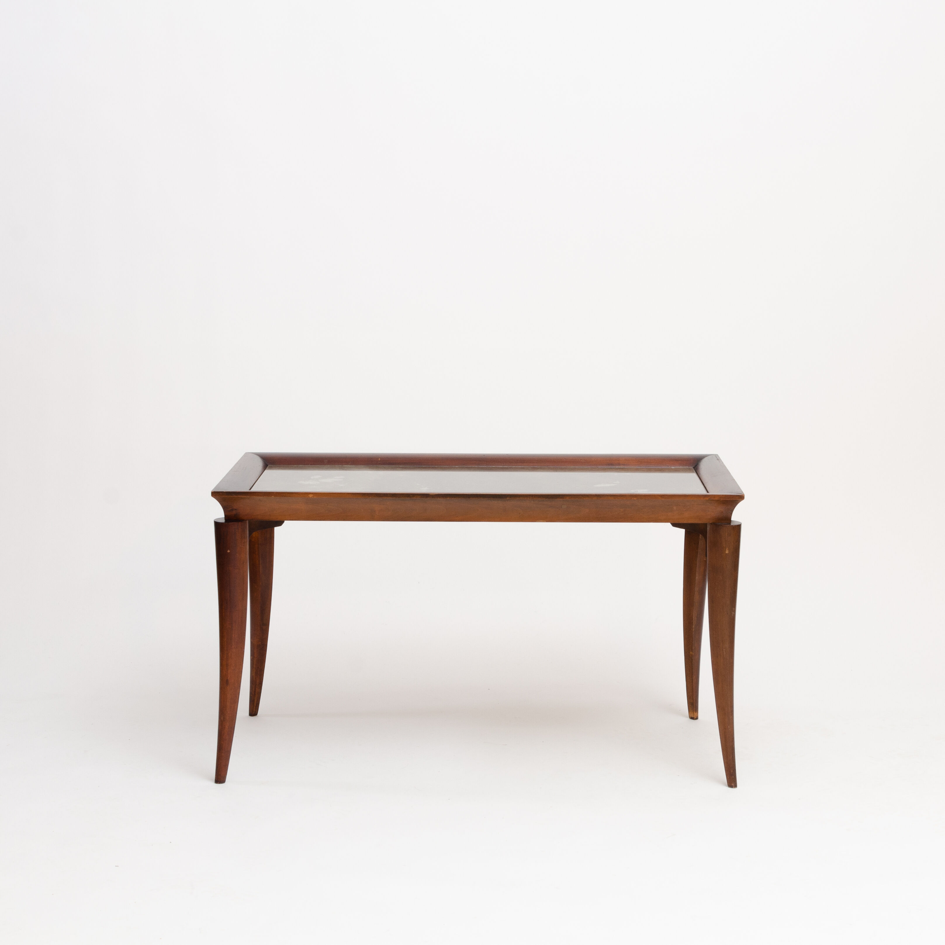 Art Deco mahogany coffee table by Baptistin Spade - France - circa 1930.
