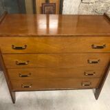 Vintage oak chest of drawers 1970