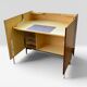 Mid Century Sekretär Magic Box Home Office aus edlem Palisanderholz