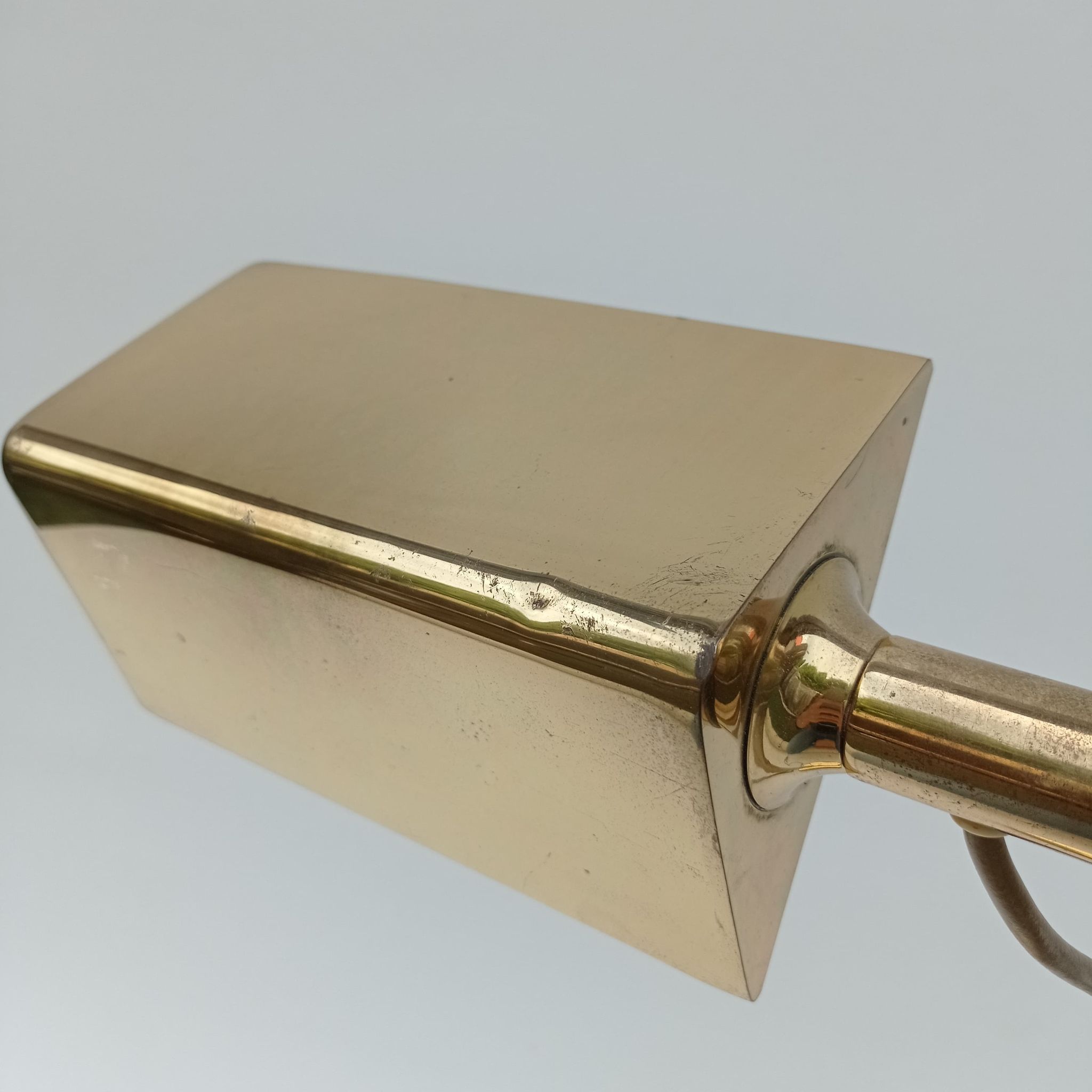Brass desk lamp from the 70's