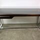 Metal and rosewood desk by Claude Gaillard for Ligne Roset 70'S