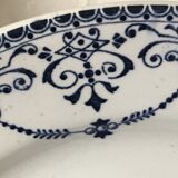 Lot of five flat plates Terre de fer