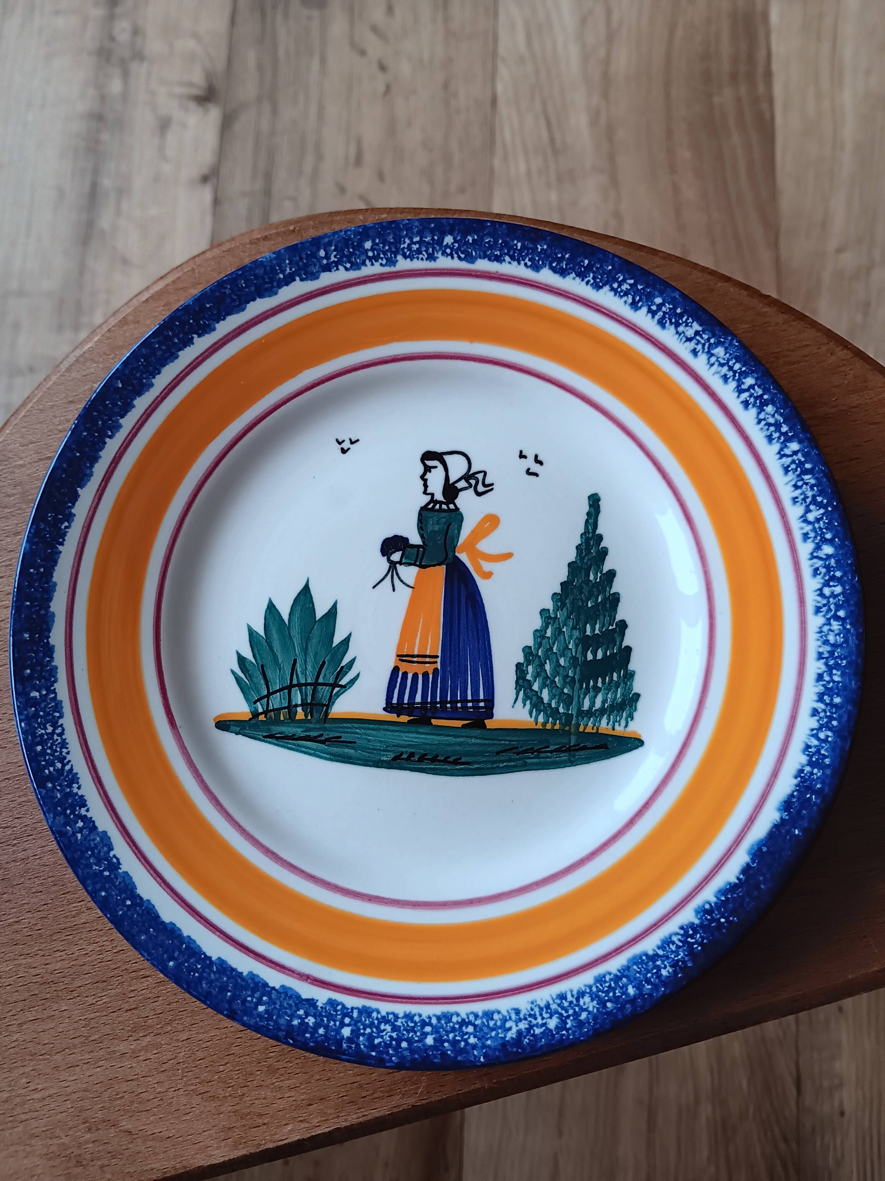 Petite assiette HB Quimper