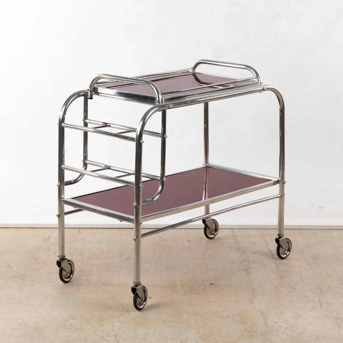 1930s Art Deco Bar Cart by Jacques Adnet