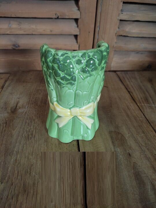 Cutlery pot decoration asparagus ceramic antique vintage slurry