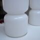 Pair of vintage opaline lamps