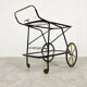 Vintage Italian serving trolley by Cesare Lacca, 1950s
