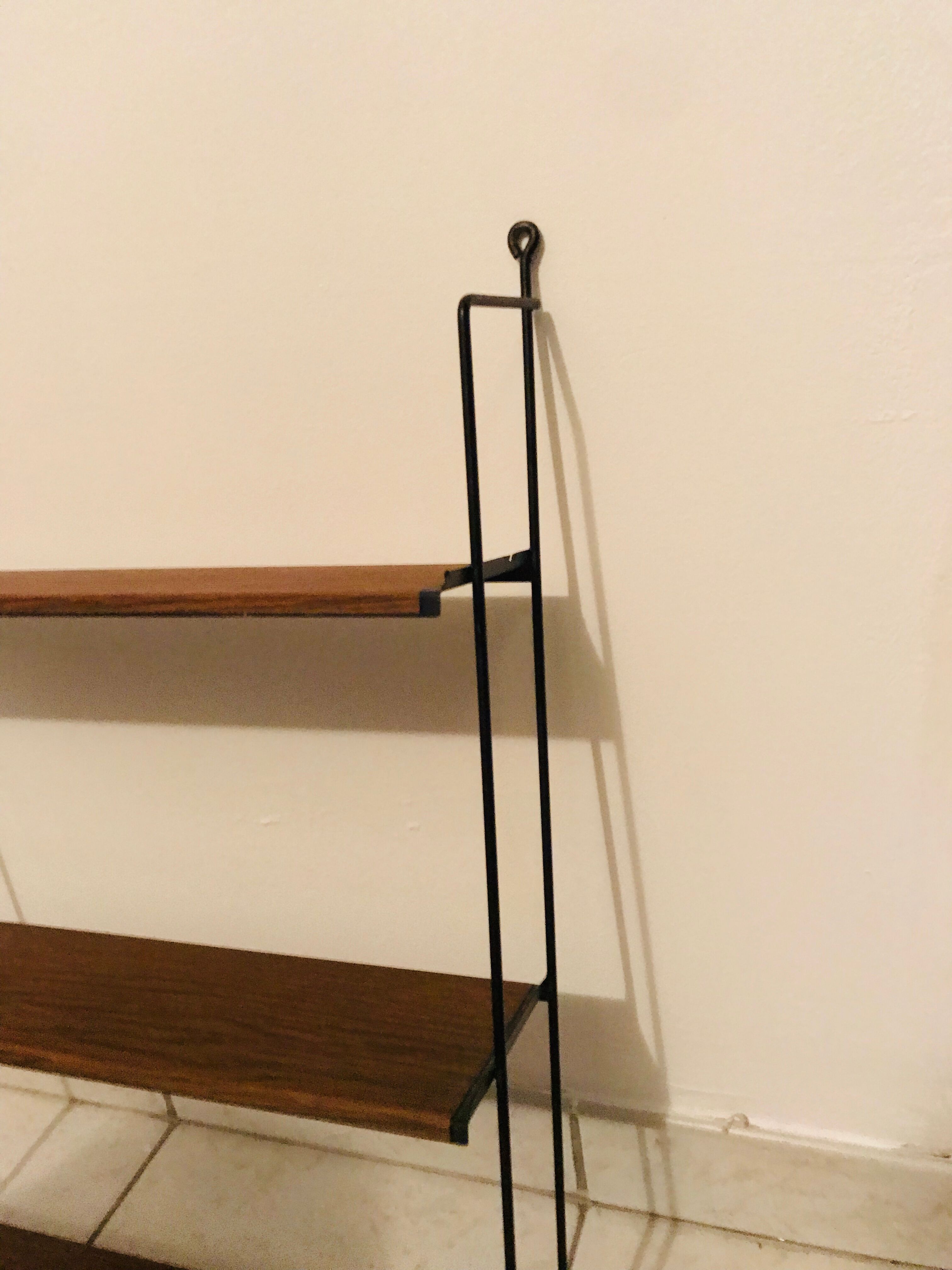 Vintage metal shelf