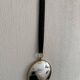 Vintage 1960s green witch's eye mirror - 20 x 67 cm