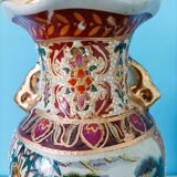 Vase chinois XIXè en porcelaine Canton