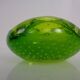 Green Sommerso Murano Glass Ashtrays, Italy, 1960s, Set of 2
