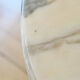 Round coffee table in 1960s neoclassical marble style