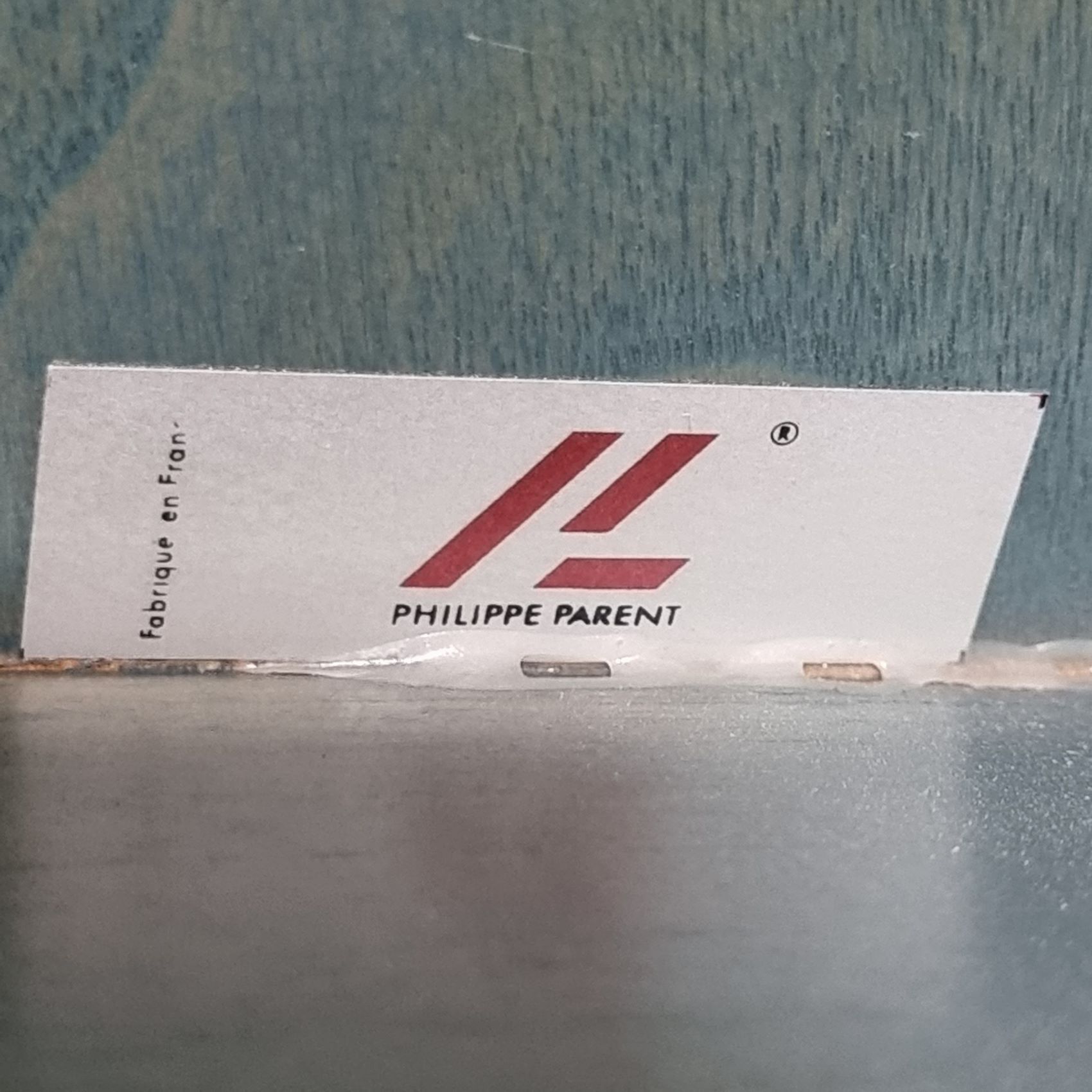 Pair of constructivist armchairs by Philippe Parent, circa 1980