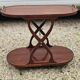 60s Mahogany Rolling Serving Trolley