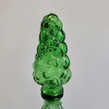Green Empoli bubbles decanter