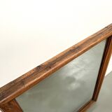 1900 mirror in solid walnut