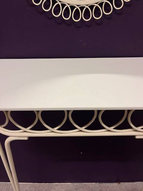 Console table with mirror from the 1960s