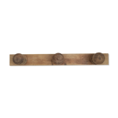 Wooden wall hook