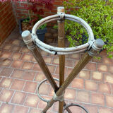 Vintage rattan plant holder