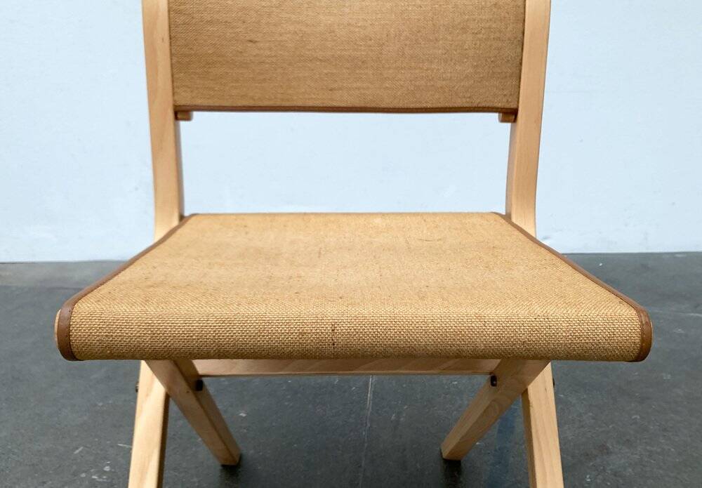 Vintage Italian folding chairs by Ilmari Tapiovaara for Olivo Italy, set of 3.