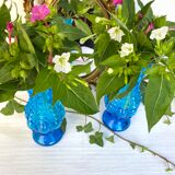 Duo molded glass vases